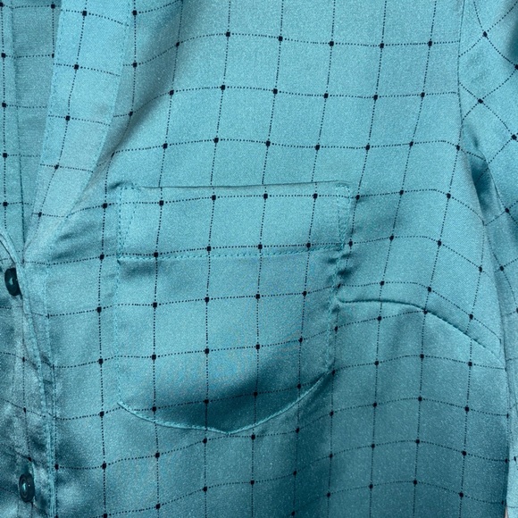 The Limited Teal Button-Down Shirt - Picture 6 of 7